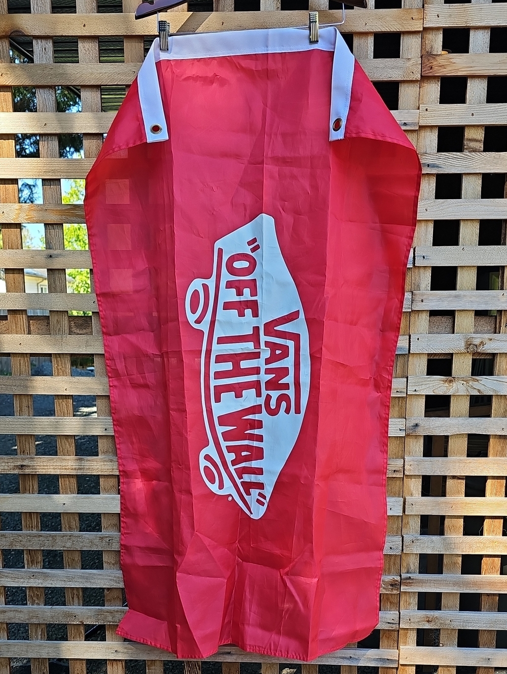Vans Off the Wall Banner Flag Skateboard Surfing Shop Shoes Garage Store